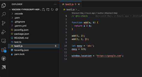 Vscode JavaScript Problem 的图像结果