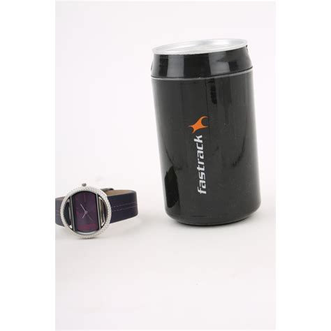 Buy Fastrack Purple Dial Purple Leather Strap Watch Online