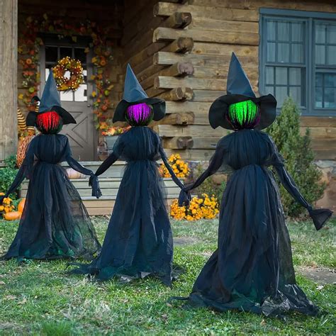 Create a Spooky 3 witches halloween decor Display with These DIY Ideas