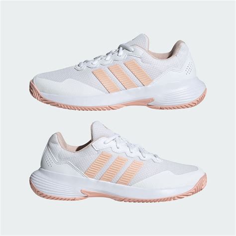 adidas GAMECOURT 2 TENNIS SHOES - White | adidas India