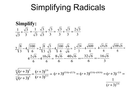Image result for Simplifying Radical Exponents