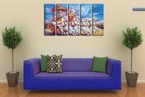 Rajo Beautiful MAHABHARAT Wall Framed Digital Painting for Living Room ...