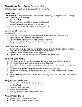 Algorithm Worksheet Computer Science 的图像结果