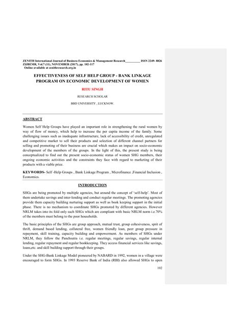 Economics Project Link Self-Help Group 的图像结果