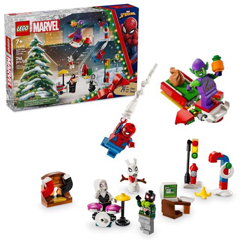 LEGO Marvel Spider-Man Advent Calendar 2024 for Kids - Christmas Advent ...