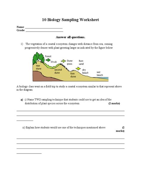 Image result for Biotic Sampling Methods Worksheet