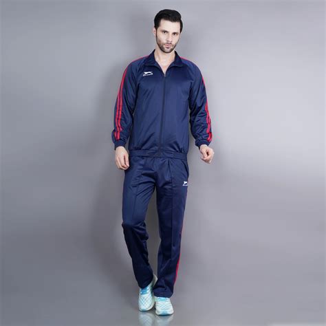 Navy Blue & Red Racer Tracksuit Men | Shiv Naresh - Shop Online