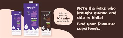 Nourish You Plant Based Millet Mlk with goodness of Ragi, Jowar, Bajra ...