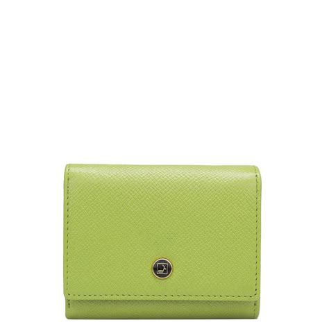 Franzy Leather Ladies Wallet - Lime – Da Milano