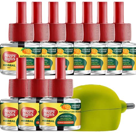 Happy Nights Orange Mosquito Refill | Herbal Orange Repellent ...