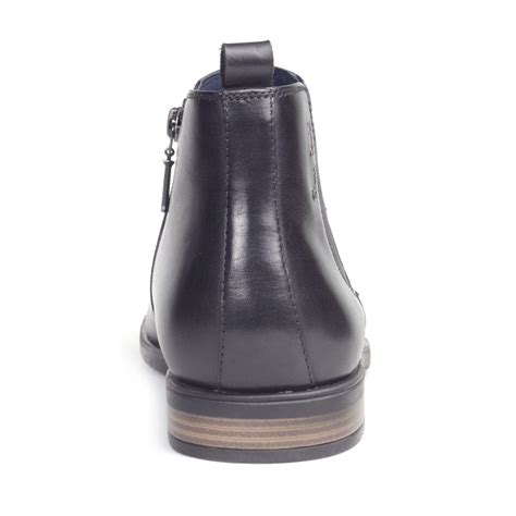 Pierre Cardin Classic Black Chelsea Boots for Men