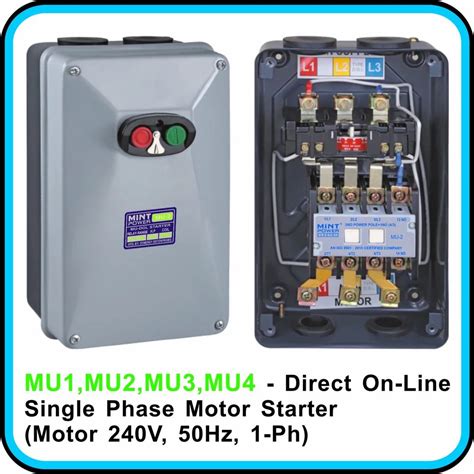 Motor Starters - MU2 Dol Three Phase Motor Starter Manufacturer from ...