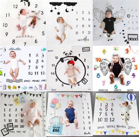宝宝卡纸贴纸 新生儿年龄月份拍照道具 宝宝满月贴纸|摄影|静物|网红拍照道具搭配 - 原创作品 - 站酷 (ZCOOL)