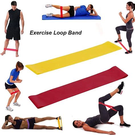 Iuhan Resistance Loop Exercise Bands – Set of – Workout Bands Leg Ankle ...