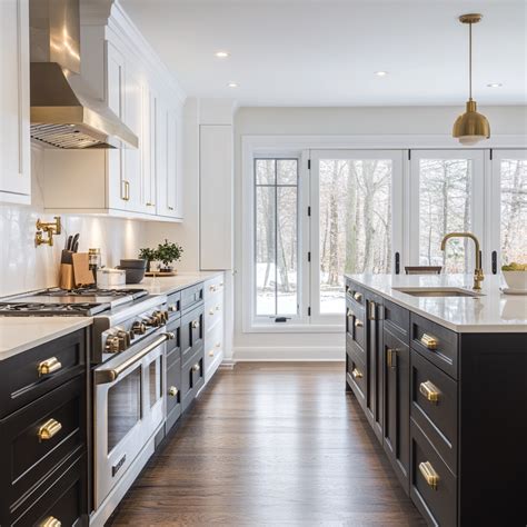 Black White Kitchen Cabinets: The Bold Elegance