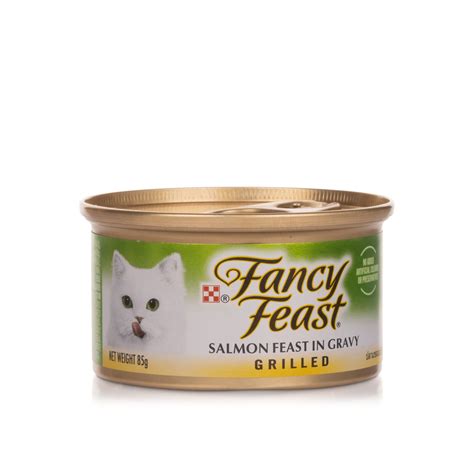 Fancy Feast grilled salmon in gravy wet cat food 85g - Spinneys UAE