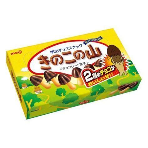 Meiji Kinoko no Yama Chocolate Mushroom Shaped Biscuits 66g