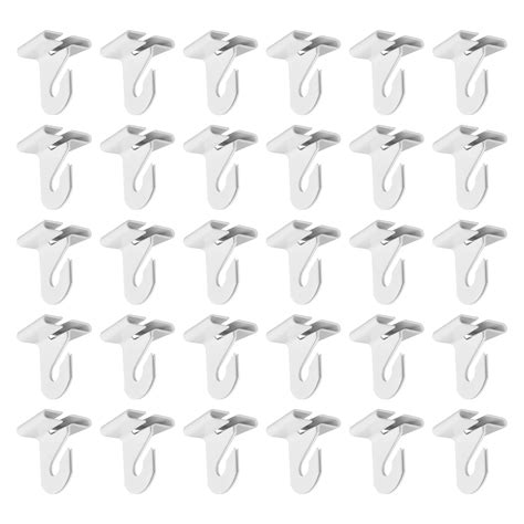 Uxcell Drop Ceiling Hooks Metal T-Bar Track Clip Suspended Drop Ceiling ...