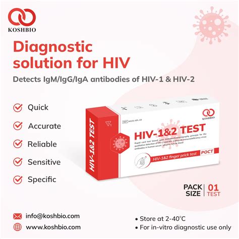 HIV Antibody Test-POCT | Orbiton Biomedical