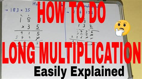 Image result for Multiplying Long