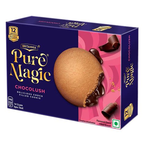 Britannia Pure Magic Chocolush Biscuits, 300 g : Amazon.in: Grocery ...