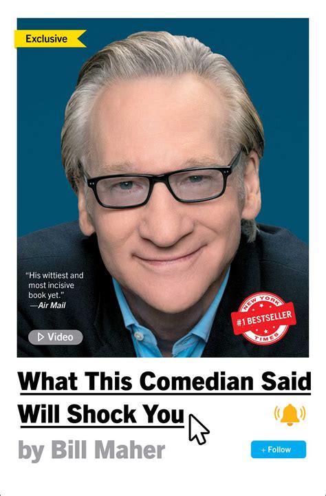 What This Comedian Said Will Shock You | Book by Bill Maher | Official ...