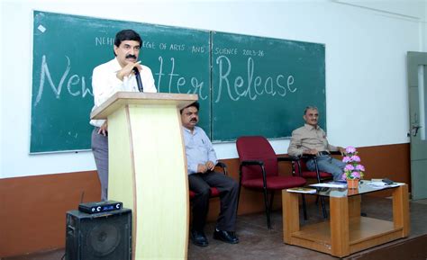 Newsletter Release Gallery | Nehru College of Arts and Science