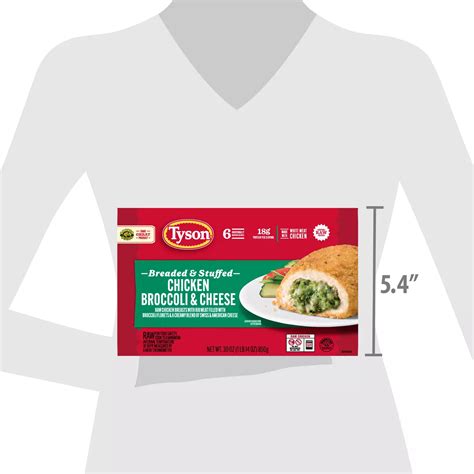 Tyson Frozen Stuffed Chicken Breasts Broccoli Cheese - Shop Entrees ...