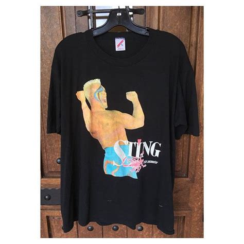 Rare Vintage WWF/WCW/WWE 80s Pro Wrestler Sting Fatal Encounter Tee ...