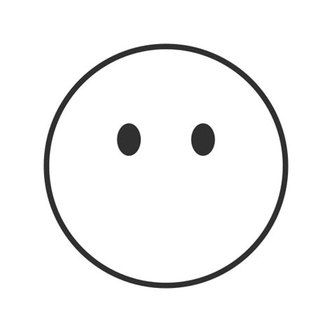 Blank face, emoji, emotionless, emotionless face, face without mouth ...