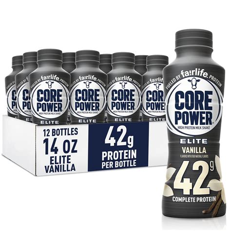 EXP: 02/24/2025 - Core Power Elite High Protein Shake, Vanilla, 42g ...