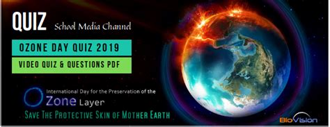 World Ozone Day Quiz - Video & Question Answers | ഓസോൺ ദിനം ക്വിസ്