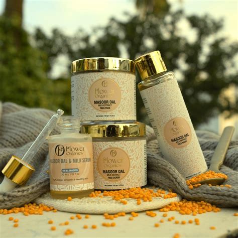 Masoor Dal & Milk Face Combo – Flower Organics