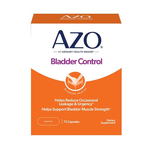 Buy Azo, Bladder Control with Go-Less, 72 Capsules AZO-76005 Online at ...