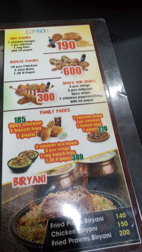 Menu at LAKSHMI FRIED CHICKEN (LFC), Kavali