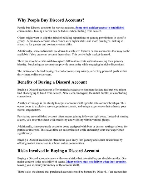 PPT - Step by Step Guide to Purchasing Discord Accounts Like a Pro ...
