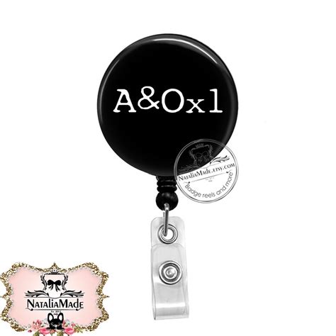 A&ox1 Badge Reel - Alert and Oriented X1 Retractable Badge Holder ...