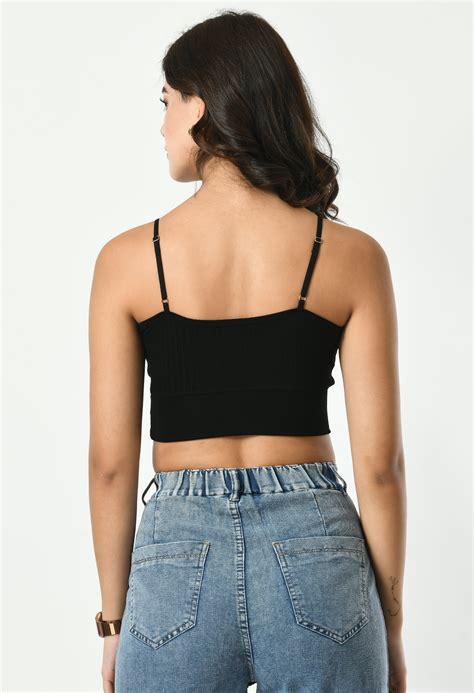 Rib Crop Top #7041 – Evora Retail Pvt. Ltd.