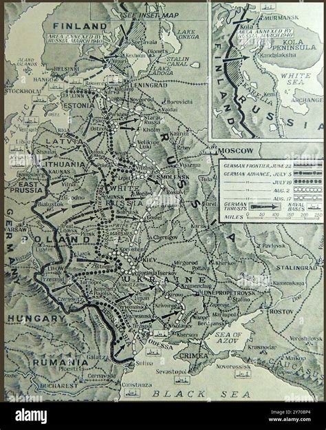 WW2 Eastern Front Map 的图像结果