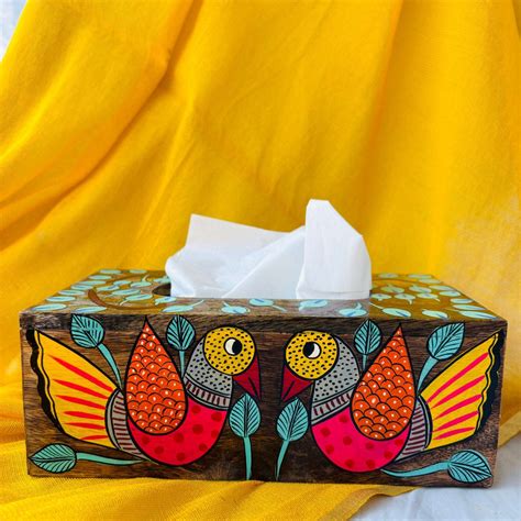 Wood Tissue Box – Alokya