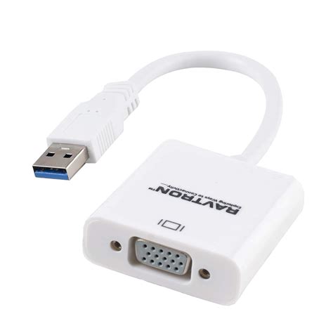Ravtron USB M to VGA F Converter : Amazon.in: Computers & Accessories