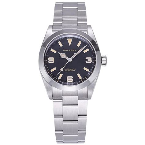 Baltany 36mm Explorer Homage Watch S4056 with swiss movement SW200 ...