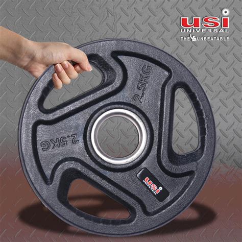 usi 2.5 kg TOUGH RUBBER WEIGHT PLATE RWP_1.25 Home Gym Combo Price in ...