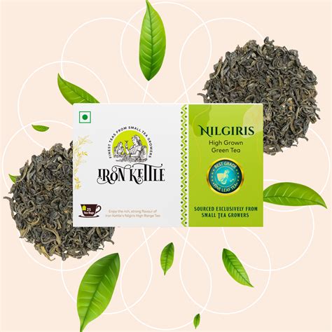 Buy Nilgiris Green Tea Online in India - Iron Kettle