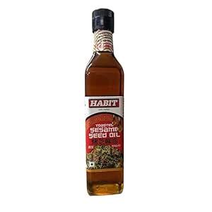 Habit Toasted Sesame oil Cold pressed 500ml | Cooking oil |cold pressed ...