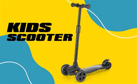 GOZO Kick Scooter for Kids, Smart 3 Wheel Kids Scooter with 4 Height ...