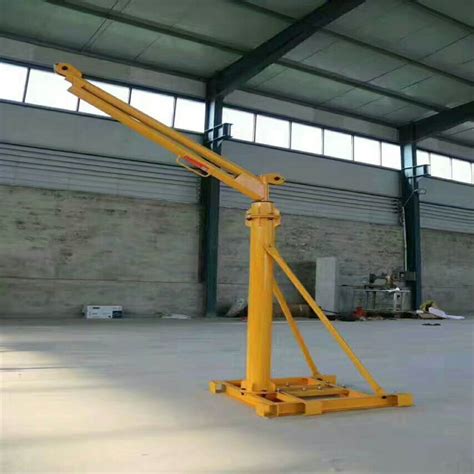 厂家直销楼顶吊料专用220伏小吊机 360度旋转 可拆卸小吊机-阿里巴巴