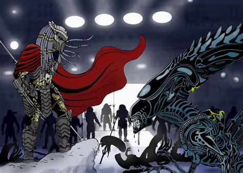 Image result for Alien Queen vs Predator King