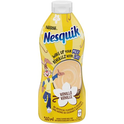 Nestle Nesquik Vanilla Syrup, 510 ml/ 17.2 fl oz., (12 count) {Importe