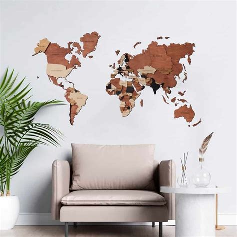 12 Best World Map Wall Art to Decorate Your Home 2026 - The Wanderlust ...